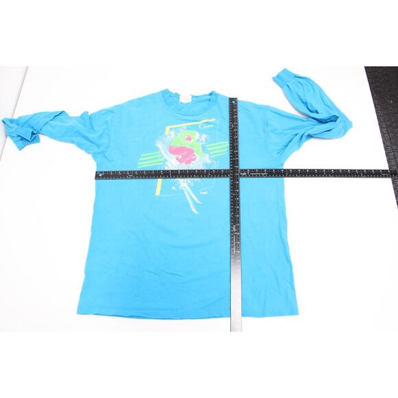 Vintage Okemo Vermont Skiing Long Sleeve T Shirt XL - Picture 8 of 10